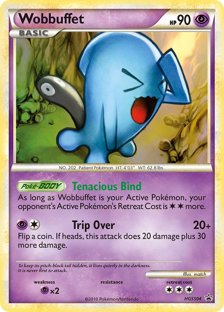 Wobbuffet 004/16 — HeartGold & SoulSilver Promos (English Pokémon TCG card)