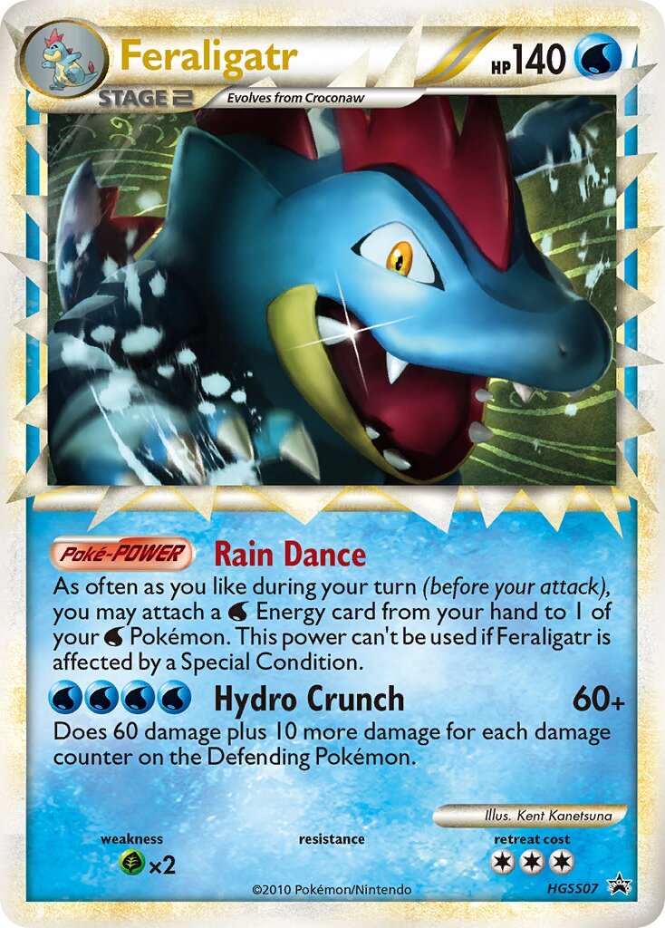 Feraligatr 007/16 — HeartGold & SoulSilver Promos (English Pokémon TCG card)