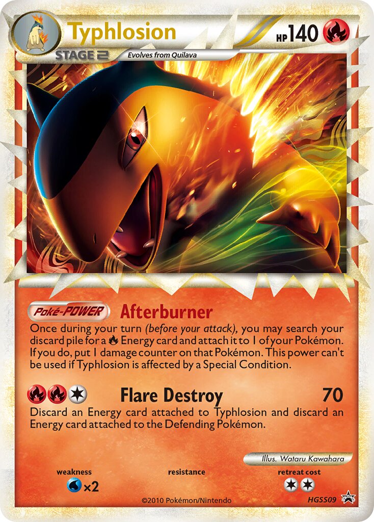 Typhlosion 009/16 — HeartGold & SoulSilver Promos (English Pokémon TCG card)