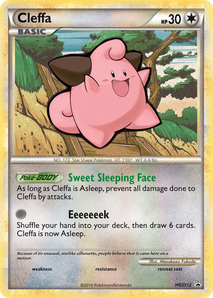 Cleffa 012/16 — HeartGold & SoulSilver Promos (English Pokémon TCG card)