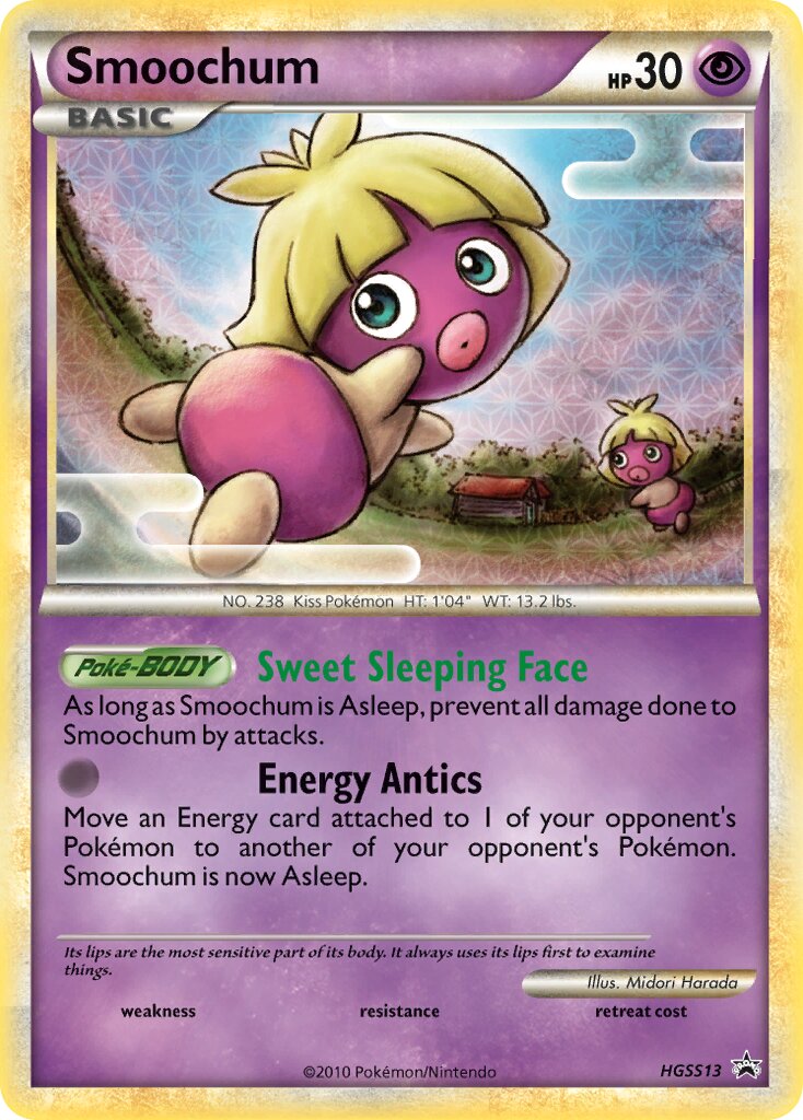 Smoochum 013/16 — HeartGold & SoulSilver Promos (English Pokémon TCG card)