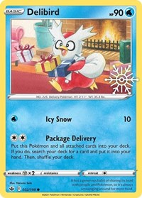 Delibird 032 — Holiday Calendar 2022 (English Pokémon TCG card)
