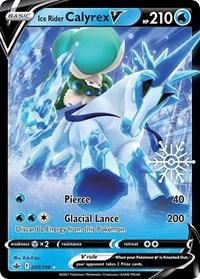 Ice Rider Calyrex V 045 — Holiday Calendar 2022 (English Pokémon TCG card)