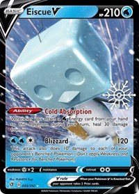 Eiscue V 055 — Holiday Calendar 2022 (English Pokémon TCG card)