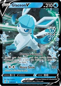 Glaceon V 040 — Holiday Calendar 2023 (English Pokémon TCG card)