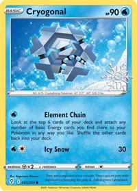 Cryogonal 043 — Holiday Calendar 2023 (English Pokémon TCG card)