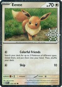 Eevee 133 — Holiday Calendar 2025 (English Pokémon TCG card)