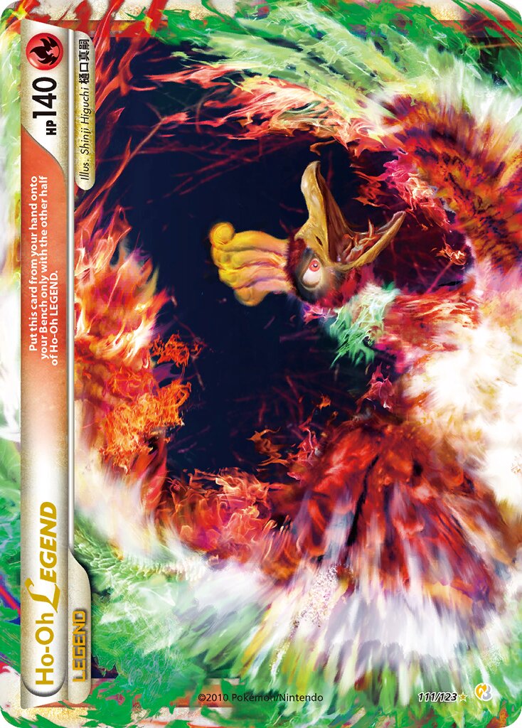 Ho-Oh LEGEND 111 — HeartGold & SoulSilver (English Pokémon TCG card)