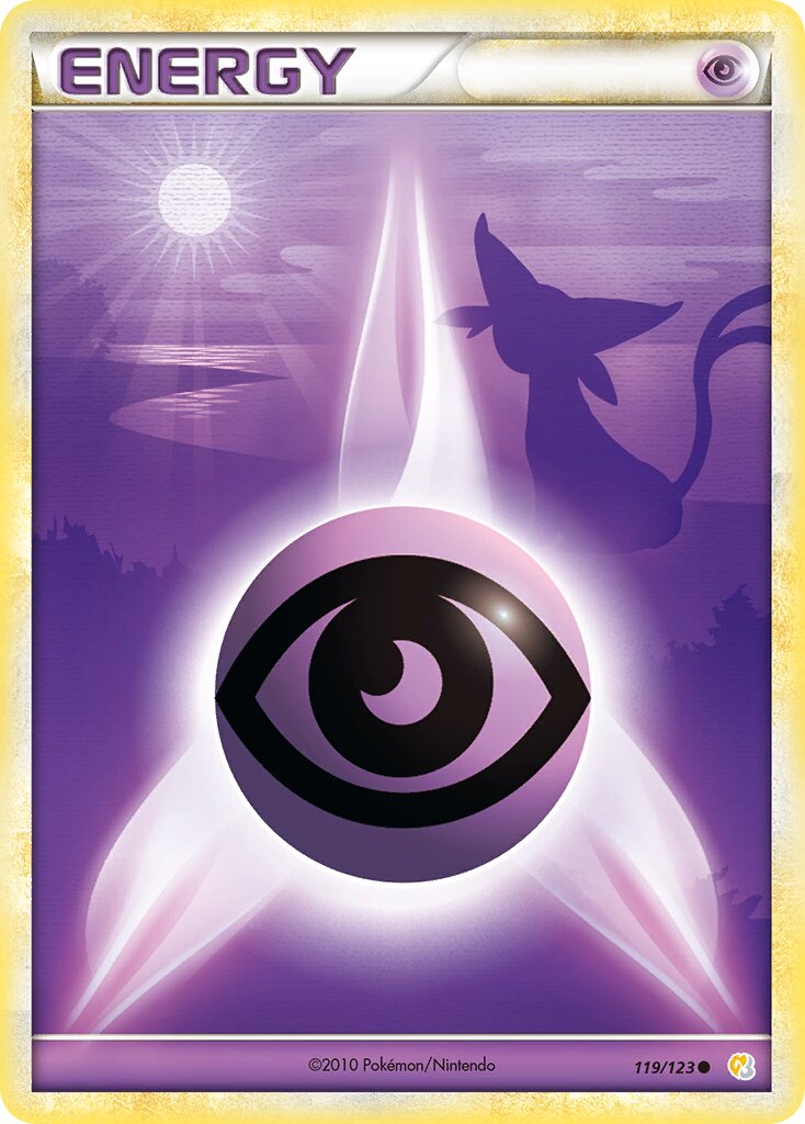 Psychic Energy 119 — HeartGold & SoulSilver (English Pokémon TCG card)
