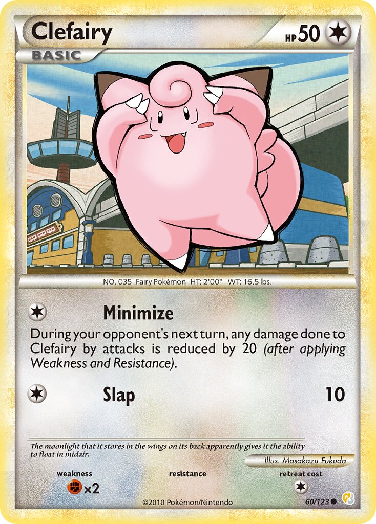 Clefairy 060 — HeartGold & SoulSilver (English Pokémon TCG card)