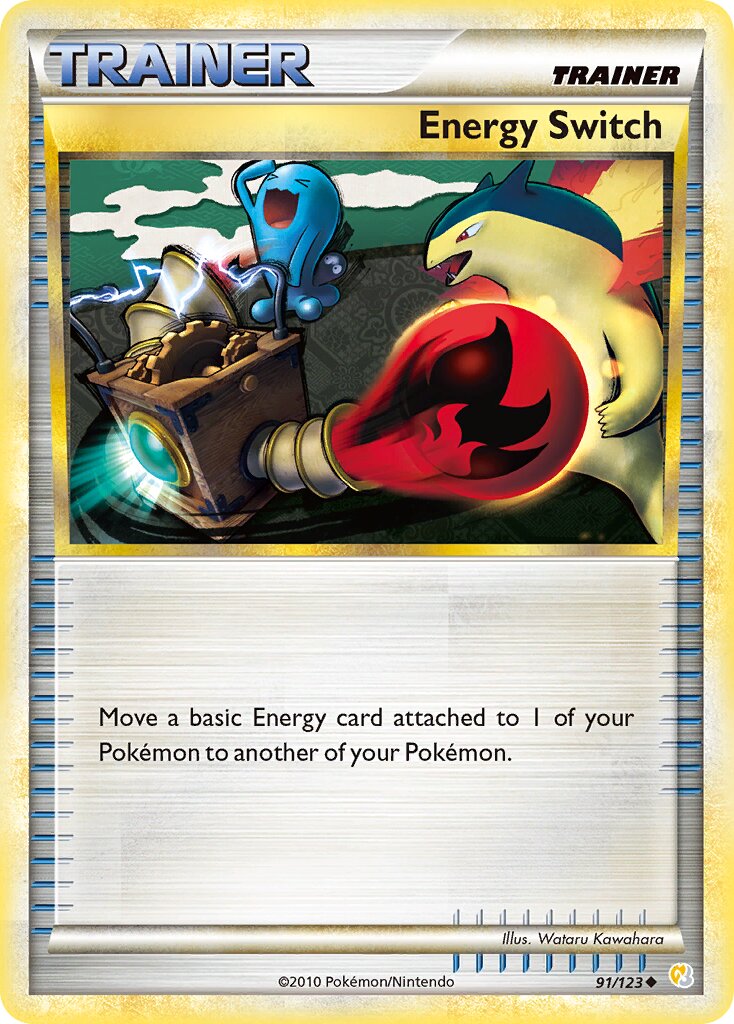 Energy Switch 091 — HeartGold & SoulSilver (English Pokémon TCG card)