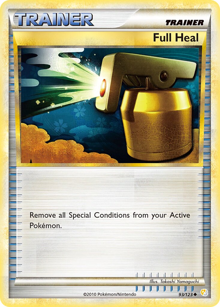 Full Heal 093 — HeartGold & SoulSilver (English Pokémon TCG card)