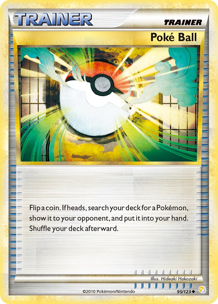Poké Ball 095 — HeartGold & SoulSilver (English Pokémon TCG card)