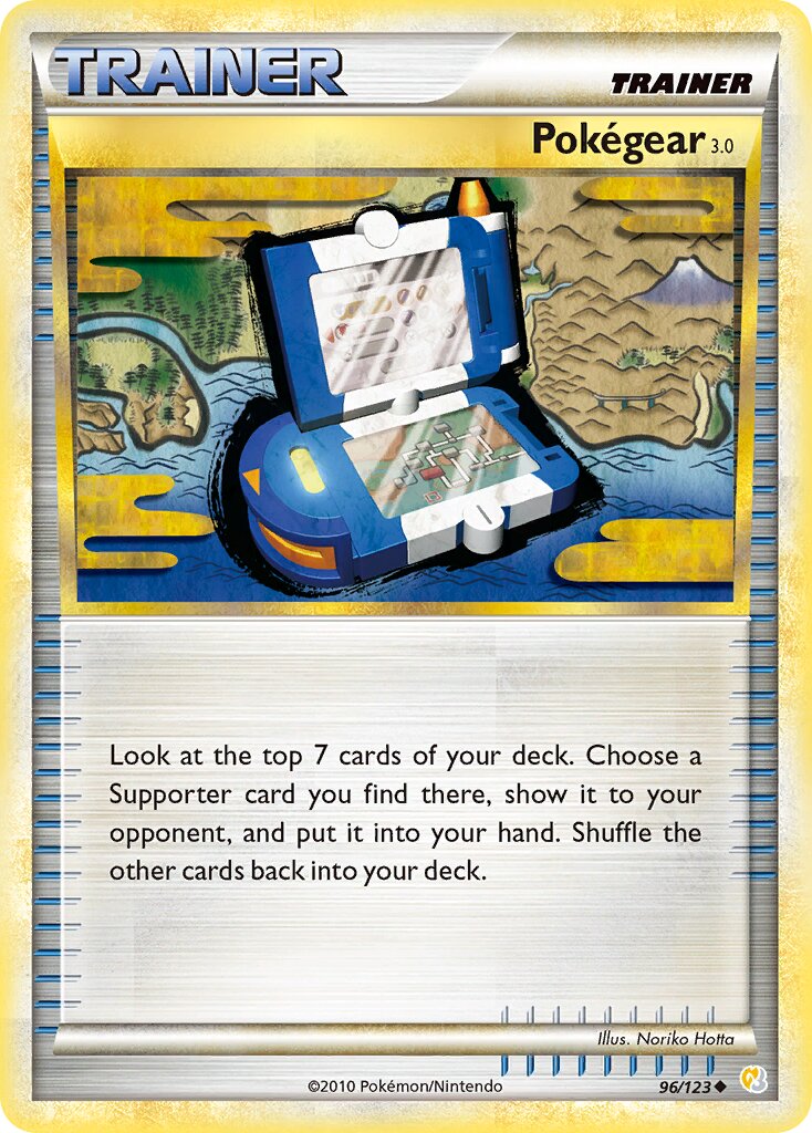 Pokégear 3.0 096 — HeartGold & SoulSilver (English Pokémon TCG card)