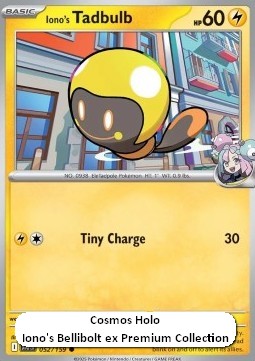 Iono's Tadbulb 052 — Journey Together Additionals (English Pokémon TCG card)