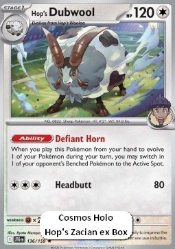 Hop's Dubwool 136 — Journey Together Additionals (English Pokémon TCG card)