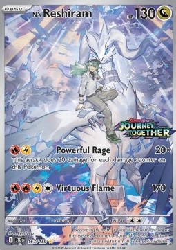 N's Reshiram 167 — Journey Together Additionals (English Pokémon TCG card)