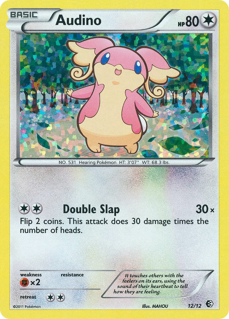 Audino 012/12 — Collezione McDonald's (Italian Pokémon TCG card)
