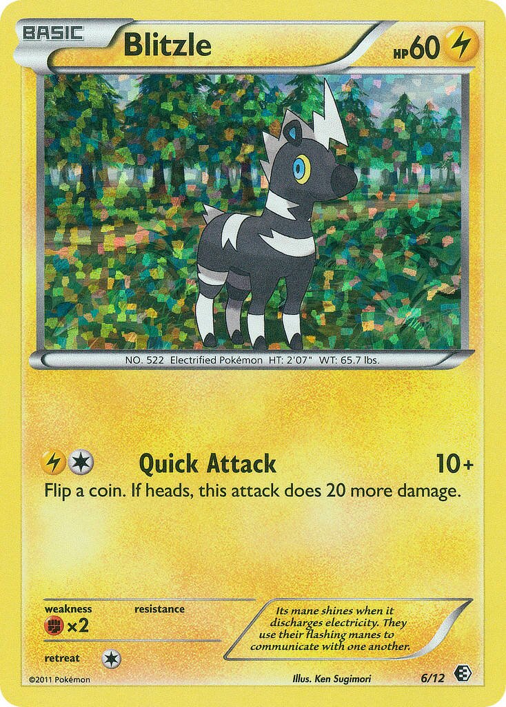 Blitzle 006/12 — Collezione McDonald's (Italian Pokémon TCG card)
