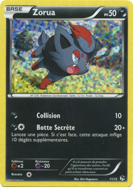 Zorua 011/12 — Collezione McDonald's 2013 (Italian Pokémon TCG card)