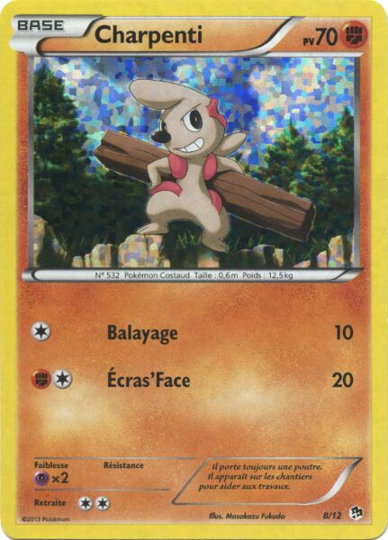 Timburr 008/12 — McDonald's Collection 2013 (English Pokémon TCG card)