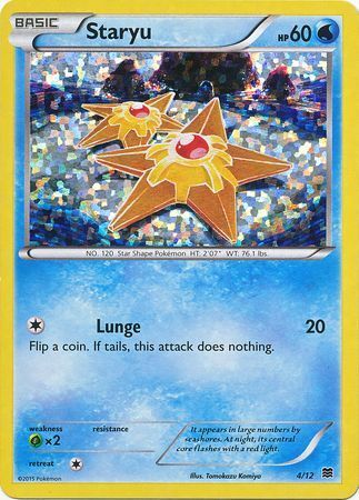 Staryu 004/12 — Collezione McDonald's 2015 (Italian Pokémon TCG card)