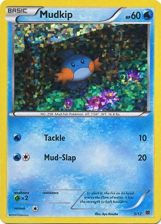 Mudkip 005/12 — Collezione McDonald's 2015 (Italian Pokémon TCG card)