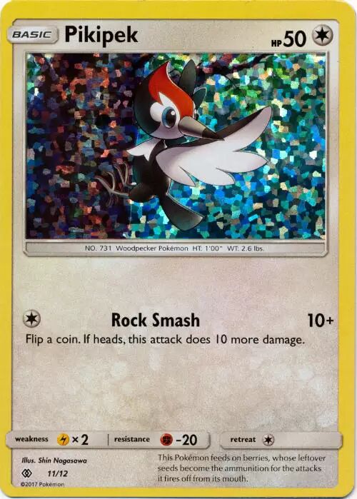 Pikipek 011/12 — McDonald's Collection 2017 (English Pokémon TCG card)
