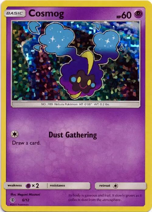 Cosmog 006/12 — McDonald's Collection 2017 (English Pokémon TCG card)