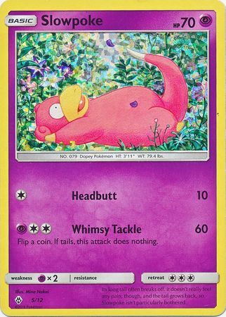 Slowpoke 005/12 — Collezione McDonald's 2018 (Italian Pokémon TCG card)