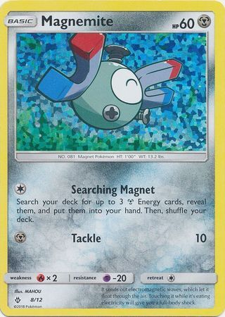 Magnemite 008/12 — Collezione McDonald's 2018 (Italian Pokémon TCG card)