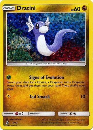 Dratini 009/12 — Collezione McDonald's 2018 (Italian Pokémon TCG card)