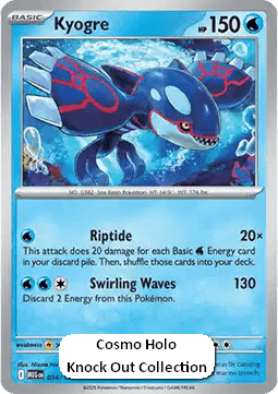 Kyogre 034 — Mega Evolution: Additionals (English Pokémon TCG card)