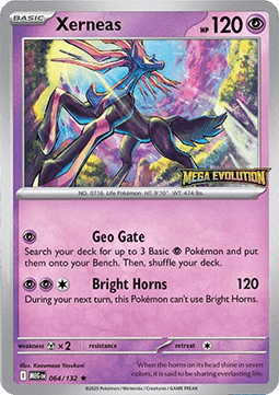Xerneas 064 — Mega Evolution: Additionals (English Pokémon TCG card)