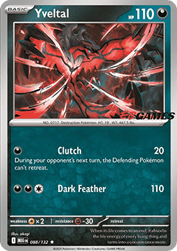 Yveltal 088 — Mega Evolution: Additionals (English Pokémon TCG card)