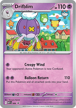 Drifblim 006 — Mega Evolution Promos (English Pokémon TCG card)