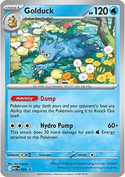 Golduck 008 — Mega Evolution Promos (English Pokémon TCG card)