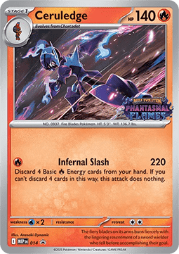 Ceruledge 014 — Mega Evolution Promos (English Pokémon TCG card)