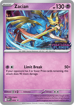 Zacian 015 — Mega Evolution Promos (English Pokémon TCG card)