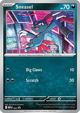 Sneasel 020 — Mega Evolution Promos (English Pokémon TCG card)