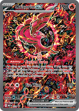 Oricorio ex 024 — Mega Evolution Promos (English Pokémon TCG card)