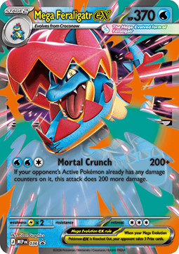 Mega Feraligatr ex 036 — Mega Evolution Promos (English Pokémon TCG card)