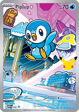 Piplup 042 — Mega Evolution Promos (English Pokémon TCG card)