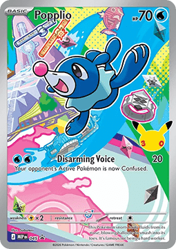 Popplio 045 — Mega Evolution Promos (English Pokémon TCG card)
