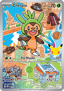 Chespin 058 — Mega Evolution Promos (English Pokémon TCG card)