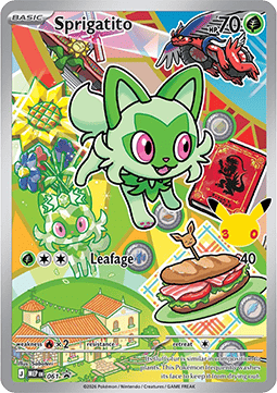 Sprigatito 061 — Mega Evolution Promos (English Pokémon TCG card)