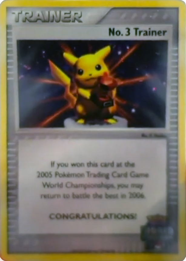 No. 3 Trainer 006 — Miscellaneous Promos (English Pokémon TCG card)