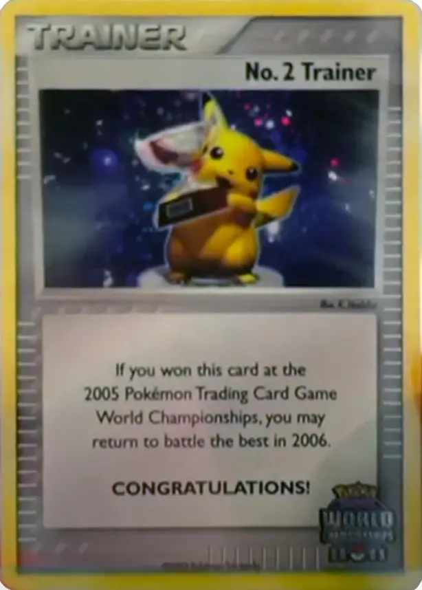 No. 2 Trainer 007 — Miscellaneous Promos (English Pokémon TCG card)