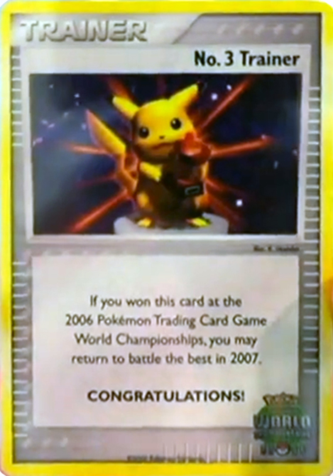 No. 3 Trainer 010 — Miscellaneous Promos (English Pokémon TCG card)