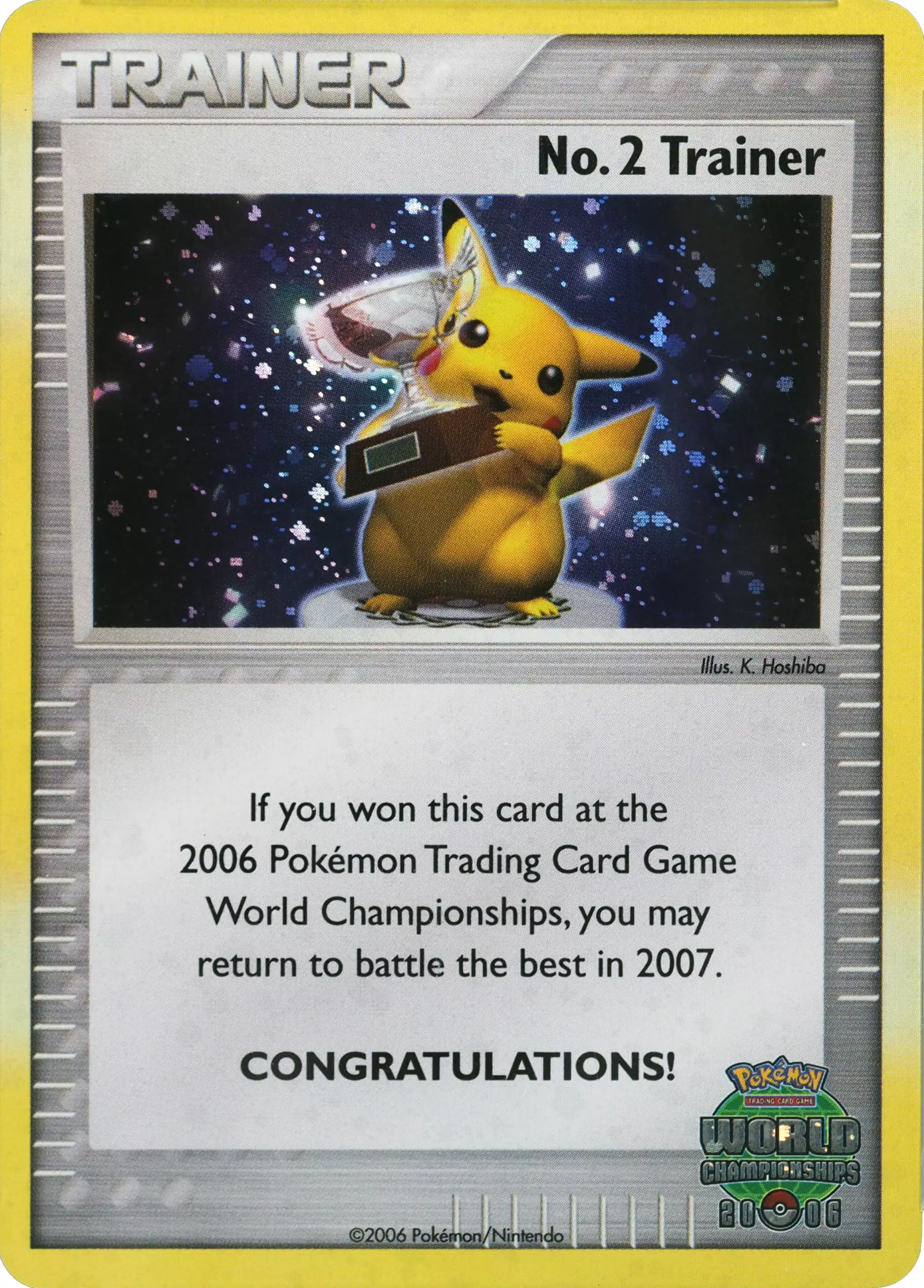 No. 2 Trainer 011 — Miscellaneous Promos (English Pokémon TCG card)